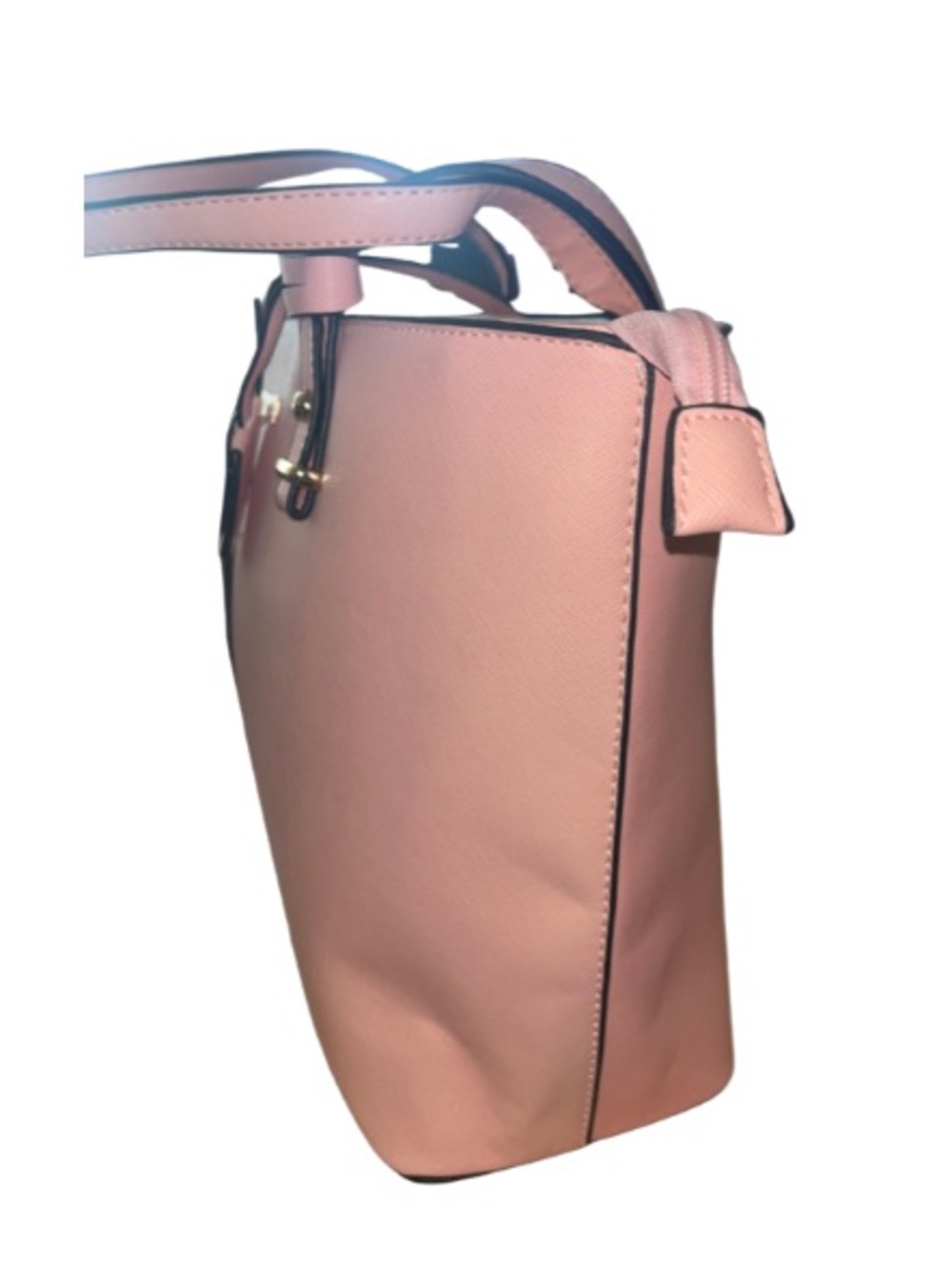 NWOT ELIM & PAUL Blush Pink Faux Leather Shoulder Tote Bag - Gold
Hardware - Picture 4 of 10